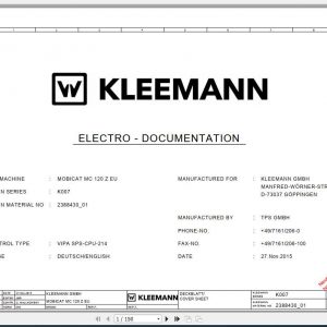 Kleemann Crusher Mc120z Eu Schematic Diagram 1