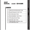 Kobelco Hydraulic Excavator ED160 3 NA Shop Manual S5H0003E03 1 1