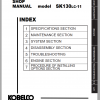 Kobelco Hydraulic Excavator SK130LC 11 Shop Manual S5LP0011E02 1