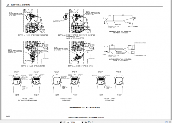 Kobelco Hydraulic Excavator SK130LC 11 Shop Manual S5LP0012E03 4