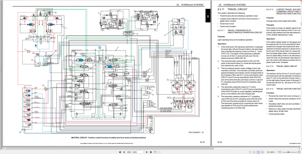 Kobelco Hydraulic Excavator SK230SRLC 5 EU Shop Manual S5YF0019E03 4