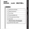 Kobelco Hydraulic Excavator SK27SR 5 Shop Manual S5PV0013E01 1