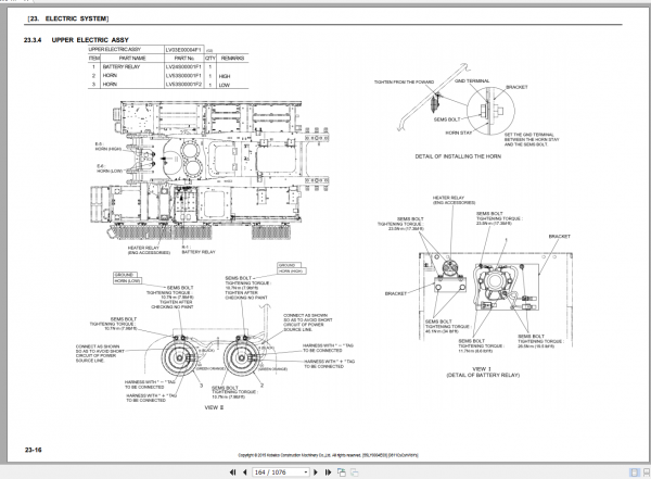 Kobelco Hydraulic Excavator SK850LC 8 Shop Manual S5LY0004E03 3