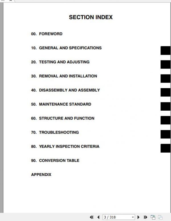 Komatsu Electric Reach Truck AR50 Series Shop Manual 2