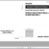 Komatsu Electric Reach Truck FB10 18RLF 14FB10 15RW 14 Operation Maintenace Manual ARA14E1 04 1