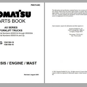 Komatsu Forklift Truck 31GB PDF DVD Part Manual Shop Manual Operation Maintenance Manual 3