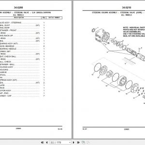 Komatsu Forklift Truck BX12 Series FGFD202530 12 Parts Manual PM086 MC 1 3