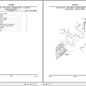 Komatsu Forklift Truck CX Series FGFD40 45 7 FD50AT2 7 Parts Manual PM212 6 3