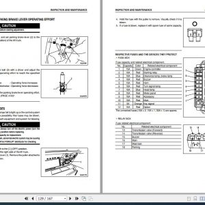 Komatsu Forklift Truck FD100115135150160E 8 Operation Maintenance Manual AEE08E1 03 3