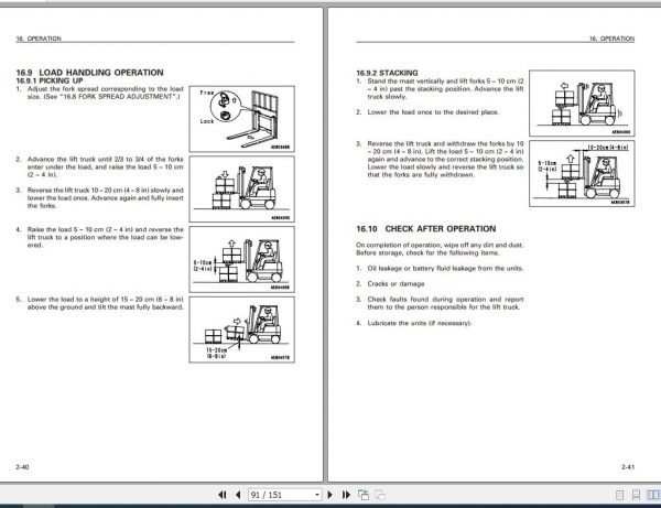 Komatsu Forklift Truck FGFD35404550AZ 7 FD35404550ZA 8 Operation Maintenance Manual AEC08E1 01 3