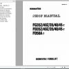 Komatsu Forklift Truck FGFD35Z4045 7 FD50A 7 Shop Manual BEC07E1 01 1