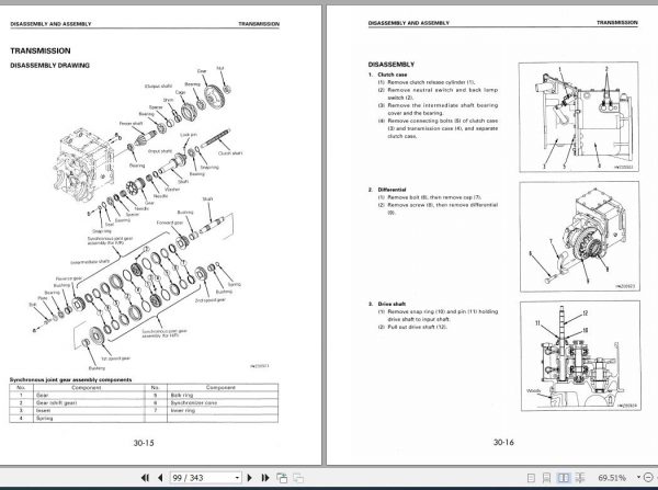 Komatsu Forklift Truck FGFD35Z4045 7 FD50A 7 Shop Manual BEC07E1 01 3