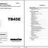 Komatsu Forklift Truck TB45E Series Engine S.N 064005 Service Manual 1