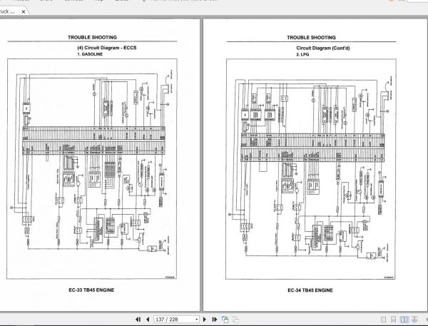 Komatsu Forklift Truck TB45E Series Engine S.N 064005 Service Manual 3
