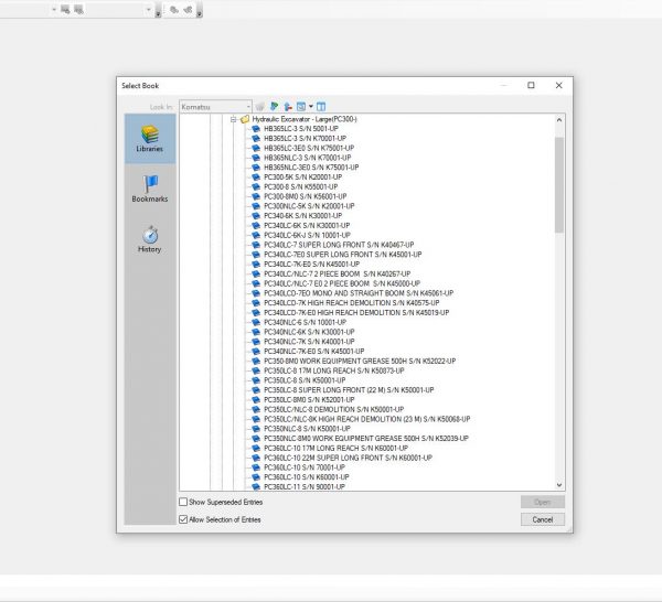 Komatsu Linkone CSS EPC EUROPE04.2021 Spare Parts Catalog 11