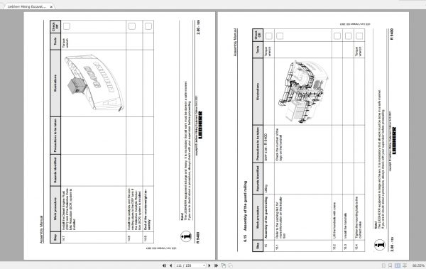 Liebherr Mining Excavators 04.20221 Assembly Manuals EN PDF DVD 5