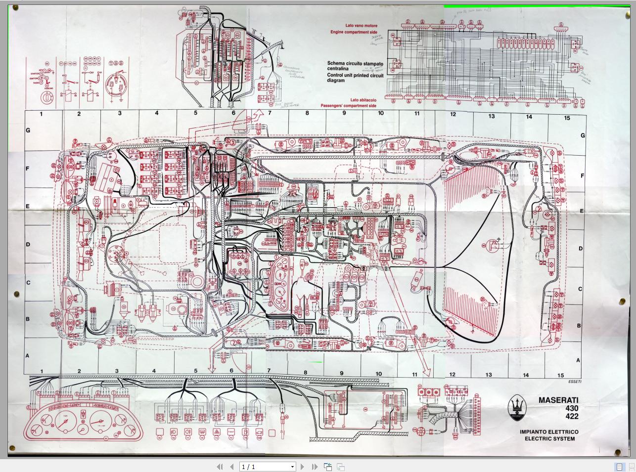 Maserati 430 422 Electric System 1