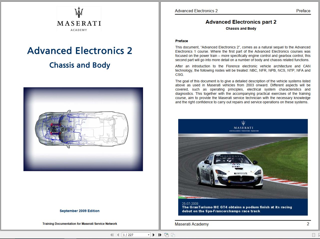 Maserati Advanced Electronics 2 Chassis and Body Academy Training Manual 1