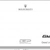 Maserati Ghibli 2019 Owner Manual 1