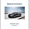 Maserati GranCabrio 2010 Training Manual 1