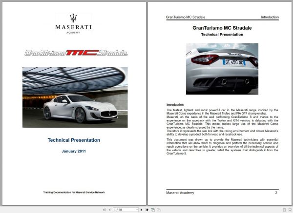 Maserati GranTurismo MC Stradale 2011 Technical Presentation 1