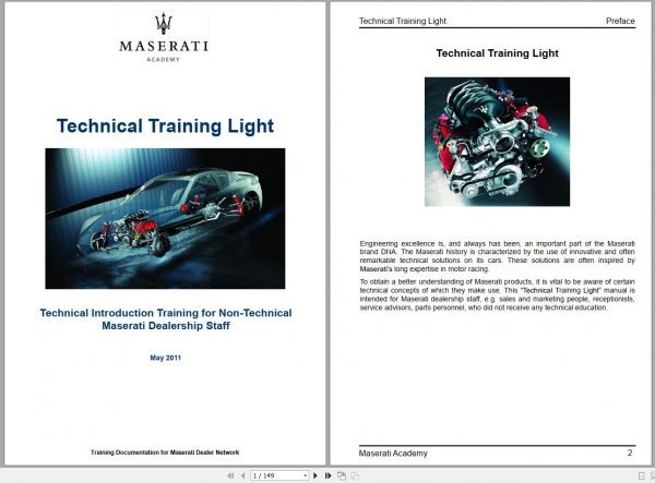 Maserati Light 2011 Technical Training 1
