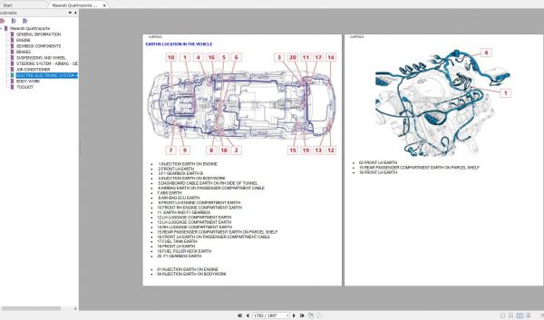 Maserati Quattroporte MY06 2006 2007 Workshop Manual 3