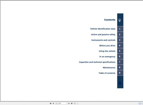 Maserati Quattroporte MY08 Us 2ed 1 Owners Manual 2