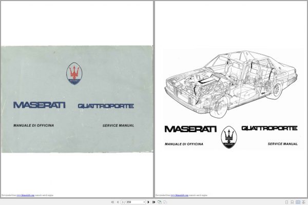 Maserati Quattroporte Service Manual 1