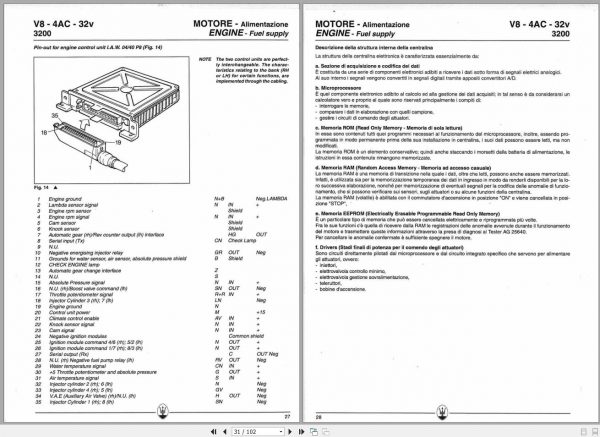 Maserati Quattroporte V8 4AC 32V Injection Manual 2