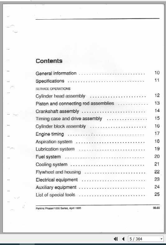 Massey Ferguson Perkins 1000 Series Workshop Manual 2