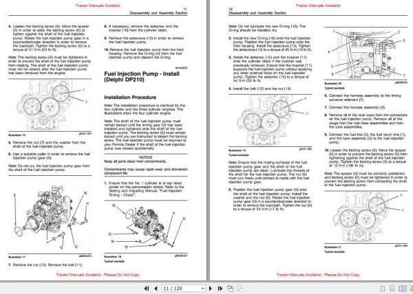 Massey Ferguson Perkins 1103 1104 Series Dissassembley And Assembly 2
