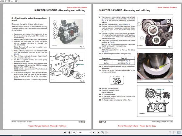 Massey Ferguson Tractors 8400 Series Workshop Manual 2