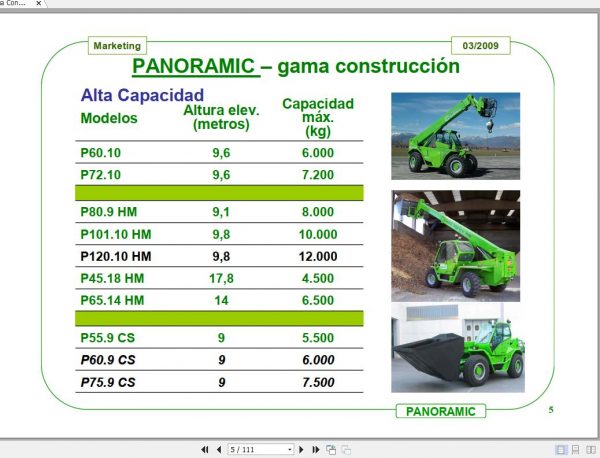 Merlo Group Gama Construction TR 0913 05 2