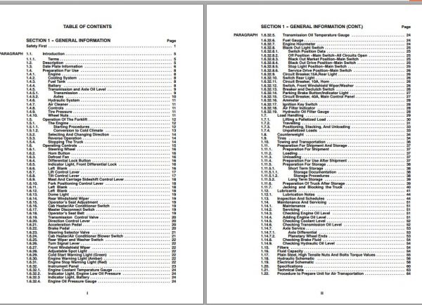 Merlo LiftKing LK AUS10 Operators Maintenance Manual 2