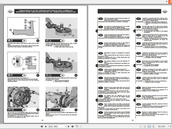 Merlo LiftKing LK AUS10 Overhaul Repair Manual EN 4