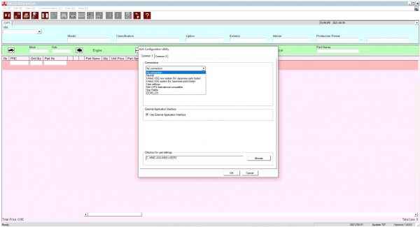 Mitsubishi ASA 04.2021 Europe General Export USA Japan EPC 5