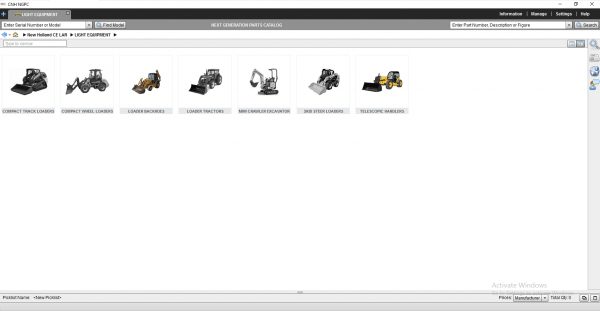 New Holland CE Construction Equipment Latin America EPC 02.2021 Spare Parts Catalog DVD 3
