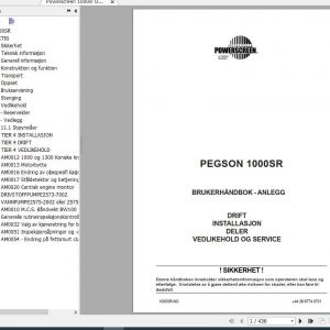 Powerscreen Crusher 1000SR Operations Manual ES 1