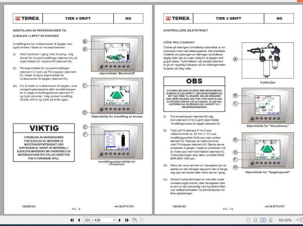Powerscreen Crusher 1000SR Operations Manual ES 3