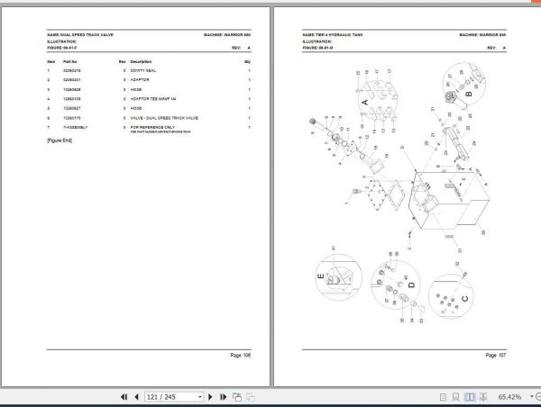Powerscreen Warrior 800 Illustrated Parts Catalog 2