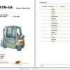 Still Diesel Fork Truck R70 16 12t mot R7074 BUNDESWEHR Spare Parts List DE 1