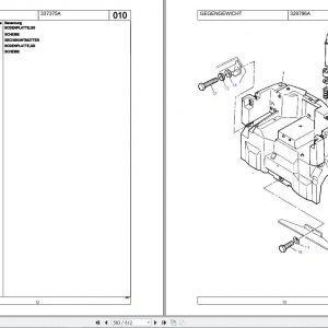 Still Diesel Fork Truck R70 16 R7031 Spare Parts List DE 2