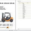 Still Diesel Fork Truck R70 35 R70 40 R70 45 R7048 R7050 EMR Spare Parts List DE 1