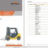 Still Diesel Fork Truck R70 40 R70 45 R70 50 R7071 R7073 Spare Parts List DE 1