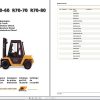 Still Diesel Fork Truck R70 60 R70 70 R70 80 7087 7089 Spare Parts List DE 1
