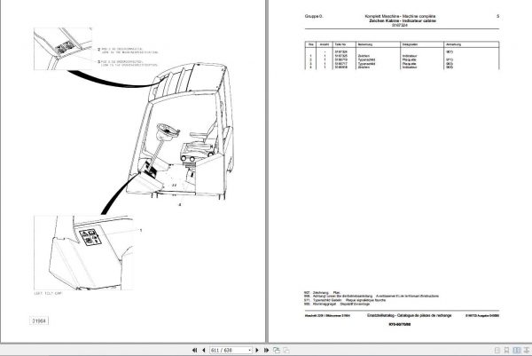 Still Diesel Fork Truck R70 60 R70 70 R70 80 7126 7128 KALMAR Spare Parts List DE 2