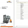Still Diesel Fork Truck RX70 60 RX70 70 RX70 80 7341 7344 Spare Parts List DE 1