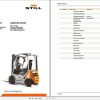 Still Diesel LPG Fork Truck RC40 16 RC41 18 RC41 20 4041 4046 Spare Parts List DE 1