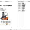 Still Electric Fork Truck R20 15 R20 16 R20 18 R20 20 R2002 R2007 Spare Parts List DE 1